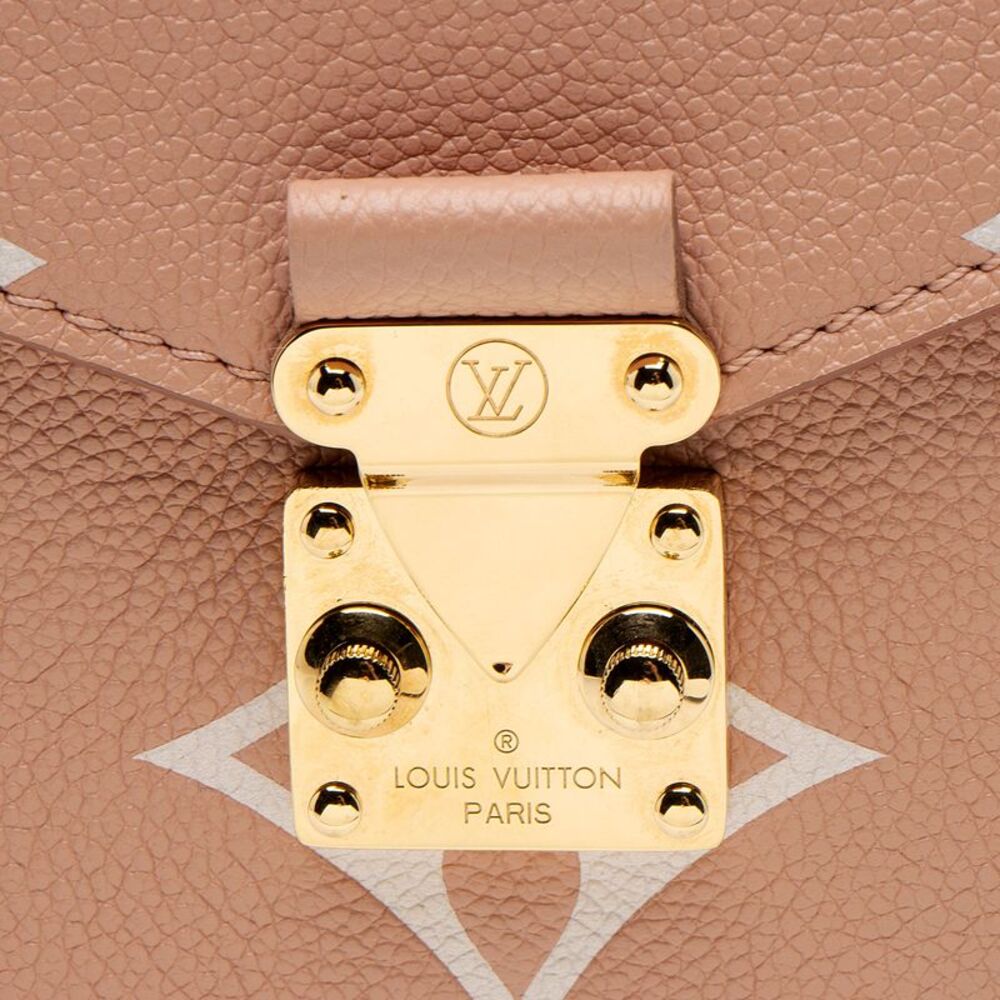 Louis Vuitton Giant Monogram Empreinte Bicolor Pochette Metis Shoulder Bag - Picture 8 of 13